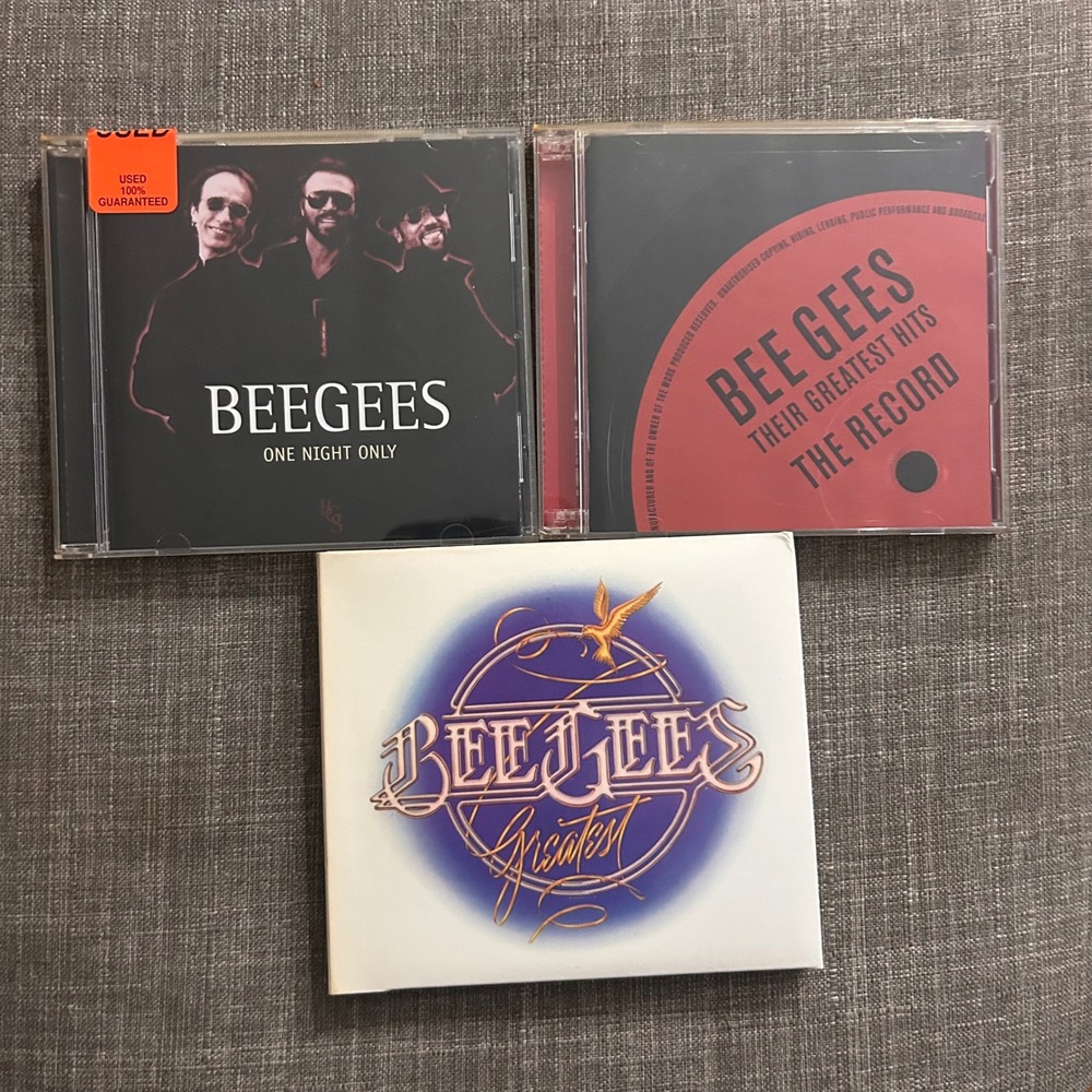Bee Gees CD Lot One Night Only The Record Greatest Hits 3 Album Set Disco Pop